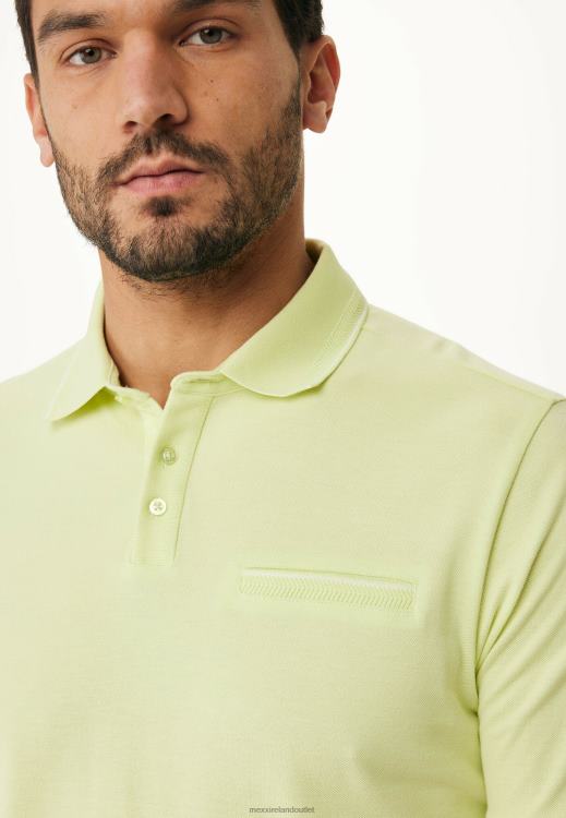 Mexx Short Sleeve Polo Lime Cotton 0T44H479 Men