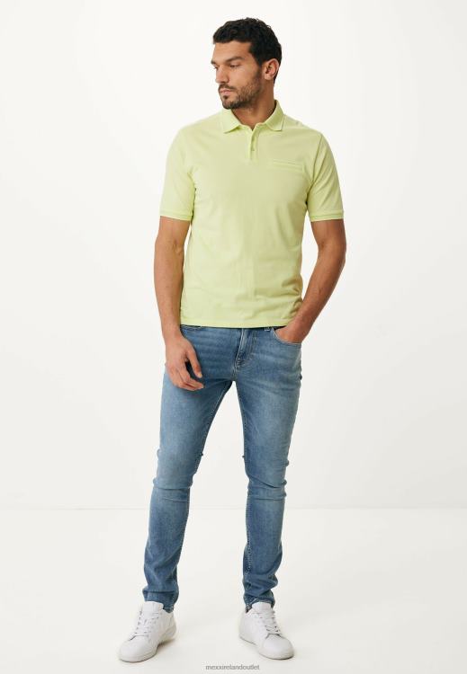 Mexx Short Sleeve Polo Lime Cotton 0T44H479 Men