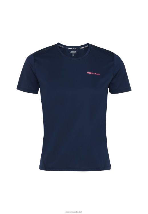 Mexx Short Sleeve Sport T-shirt Navy Blue 0T44H223 Women