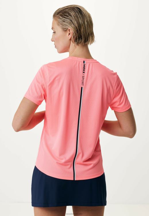 Mexx Short Sleeve Sport T-shirt Neon Pink 0T44H222 Women