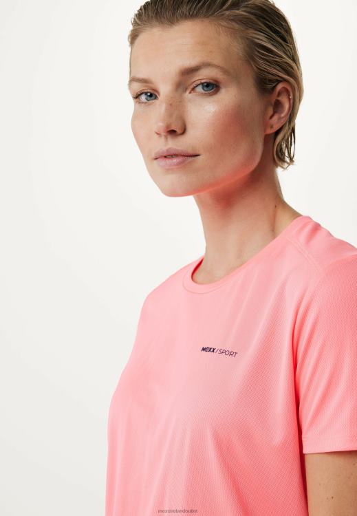 Mexx Short Sleeve Sport T-shirt Neon Pink 0T44H222 Women