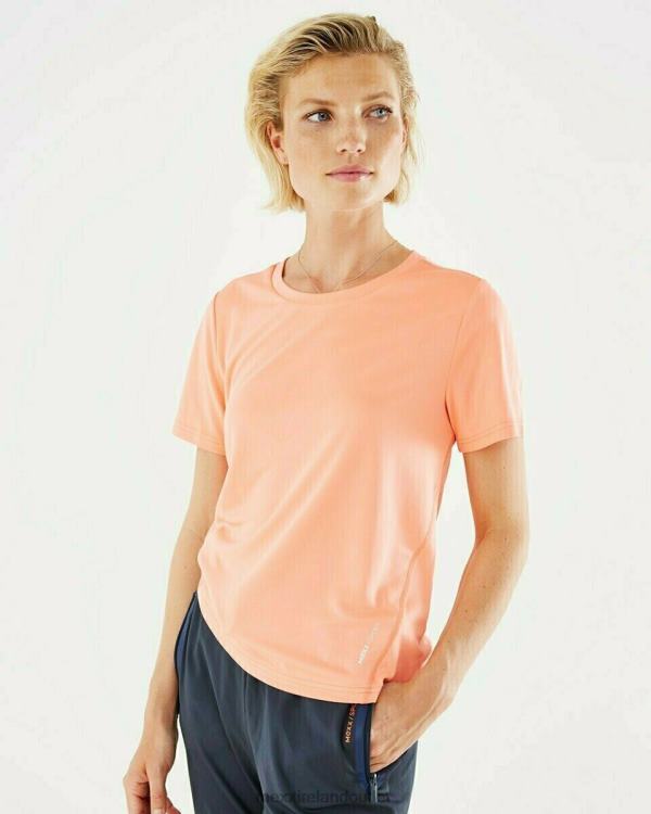 Mexx Short Sleeve T-shirt Coral Orange 0T44H179 Women