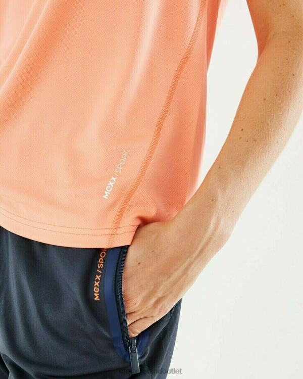 Mexx Short Sleeve T-shirt Coral Orange 0T44H179 Women