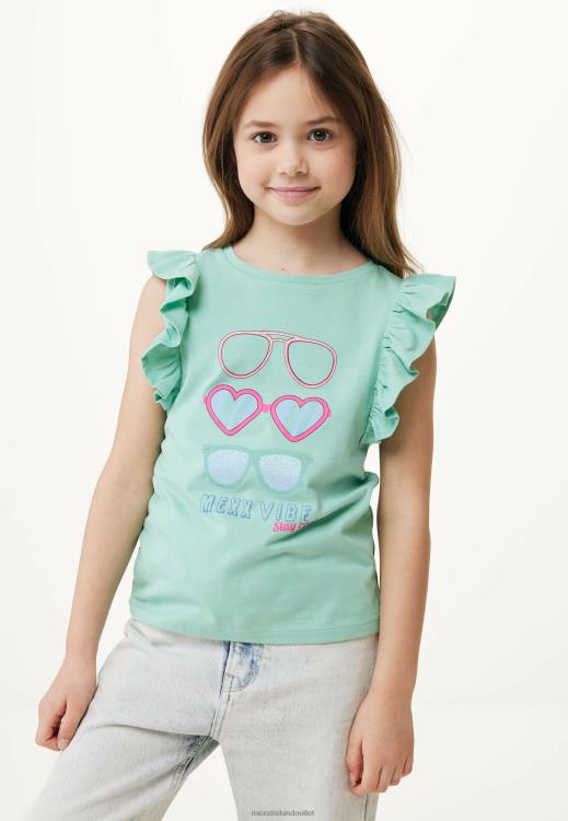 Mexx Short Sleeve T-shirt Light Green 0T44H805 Girls