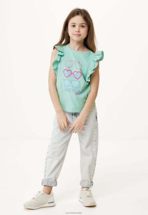 Mexx Short Sleeve T-shirt Light Green 0T44H805 Girls