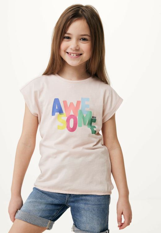 Mexx Short Sleeve T-shirt Light Pink 0T44H747 Girls