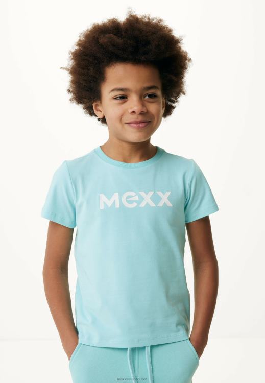 Mexx Short Sleeve T-shirt Rubber Print Blue 0T44H900 Boys