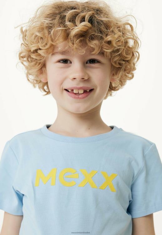 Mexx Short Sleeve T-shirt Rubber Print Light Blue 0T44H887 Boys