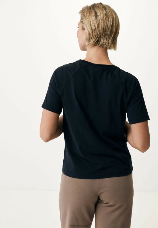 Mexx Short Sleeve Tee Black Schwarz 0T44H136 Women