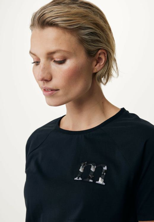 Mexx Short Sleeve Tee Black Schwarz 0T44H136 Women
