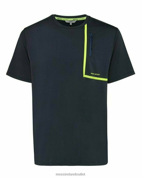 Mexx Short Sleeve t-shirt with pocket Navy Blue 0T44H723 Men