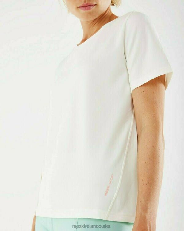 Mexx Short Tleeve T-shirt Off white White 0T44H184 Women