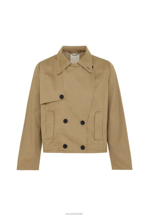 Mexx Short Trenchcoat Oversized Dark Sand Brown 0T44H40 Women