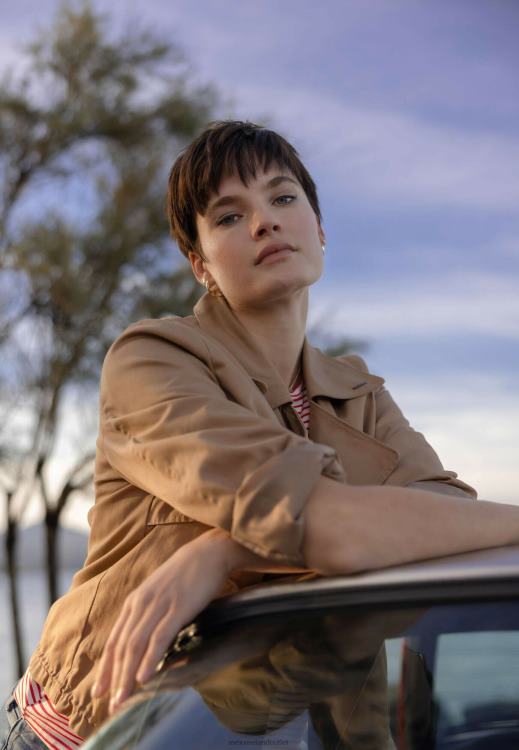 Mexx Short Trenchcoat Oversized Dark Sand Brown 0T44H40 Women