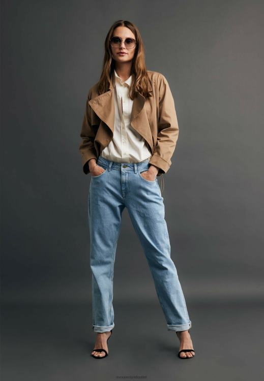 Mexx Short Trenchcoat Oversized Dark Sand Brown 0T44H40 Women