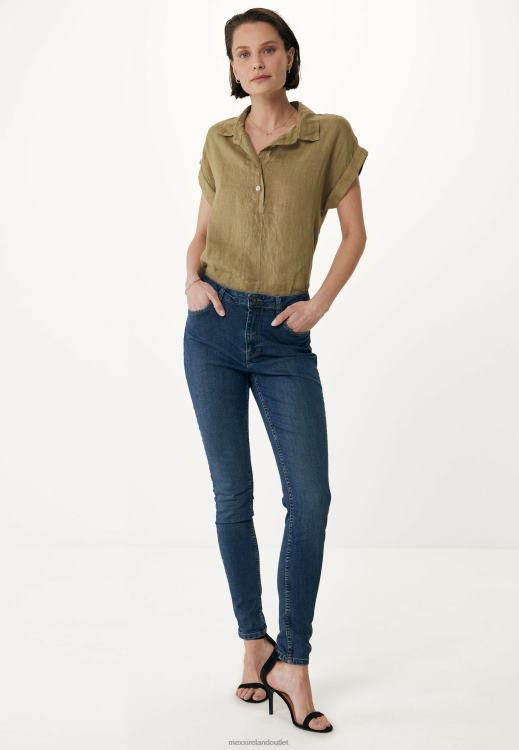 Mexx Short sleeve blouse Sand Brown 0T44H32 Women