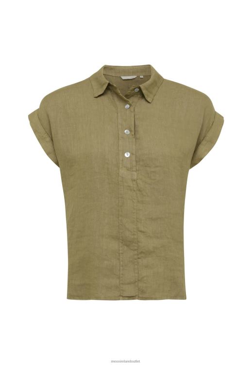 Mexx Short sleeve blouse Sand Brown 0T44H32 Women