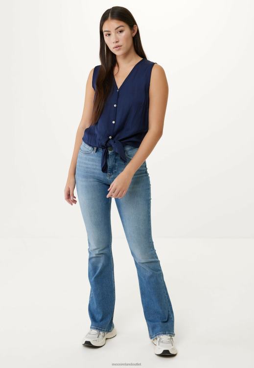 Mexx Sleeveless Blouse Navy Blue 0T44H131 Women