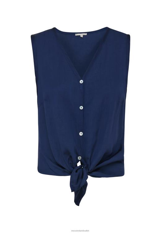 Mexx Sleeveless Blouse Navy Blue 0T44H131 Women