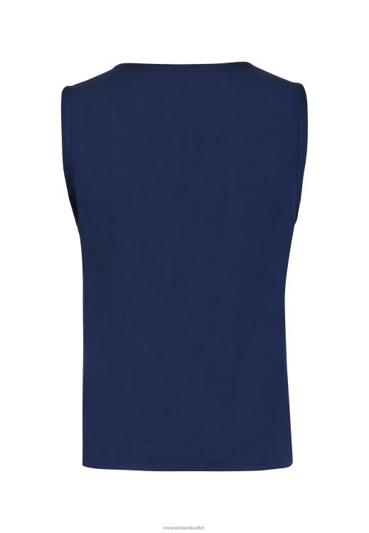Mexx Sleeveless Blouse Navy Blue 0T44H131 Women
