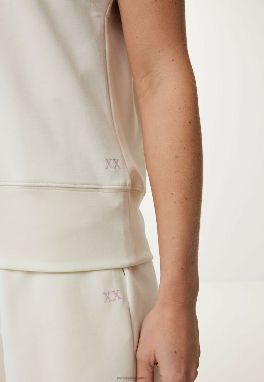Mexx Sleeveless Sweater Off White Beige 0T44H6 Women