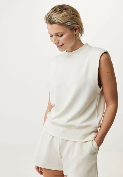 Mexx Sleeveless Sweater Off White Beige 0T44H6 Women