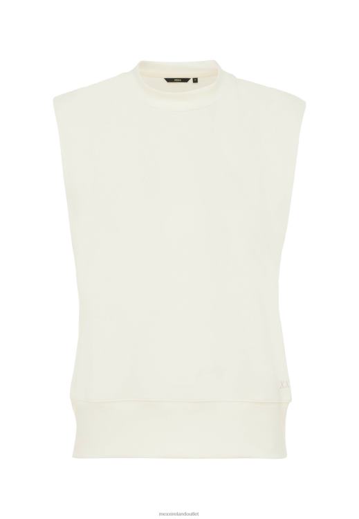 Mexx Sleeveless Sweater Off White Beige 0T44H6 Women