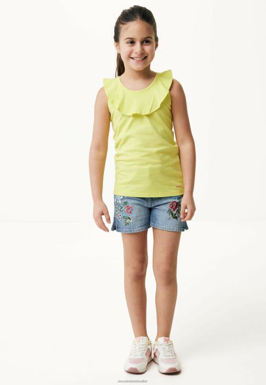 Mexx Sleeveless Top Ruffle Yellow 0T44H752 Girls