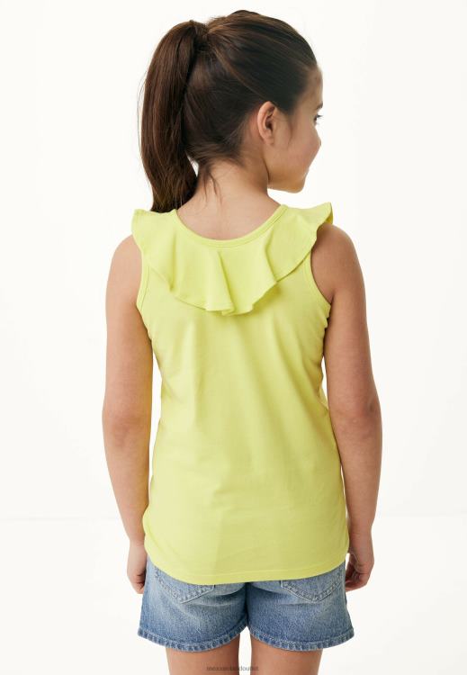 Mexx Sleeveless Top Ruffle Yellow 0T44H752 Girls