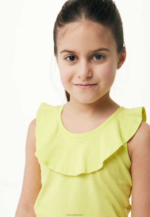 Mexx Sleeveless Top Ruffle Yellow 0T44H752 Girls