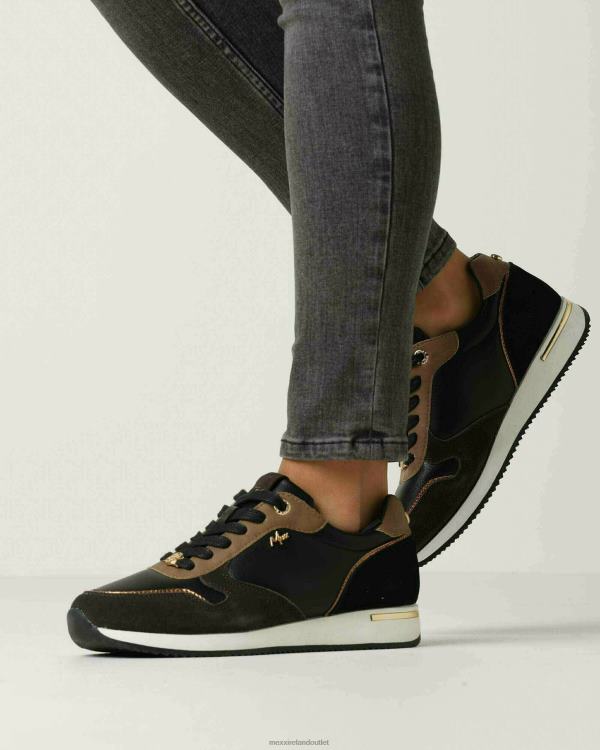 Mexx Sneaker Eke Black/Brown Schwarz 0T44H304 Women