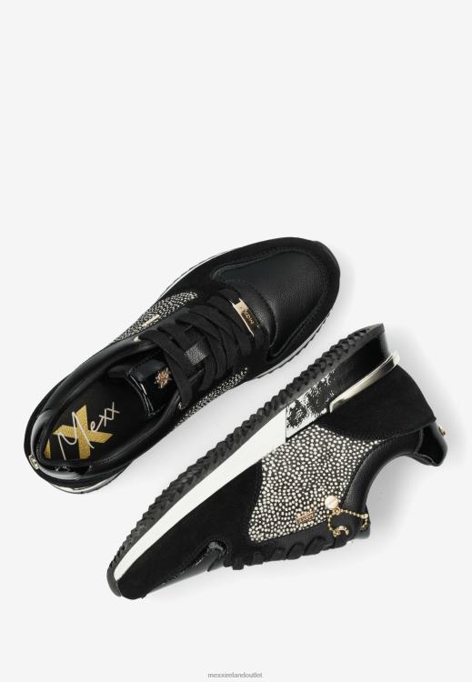 Mexx Sneaker Fleur Black Schwarz 0T44H359 Women