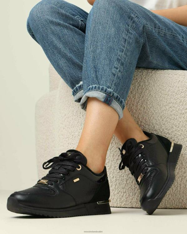 Mexx Sneaker Fleur Black Schwarz 0T44H362 Women