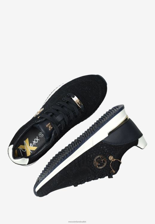 Mexx Sneaker Gitte Glitter Navy Blue 0T44H245 Women