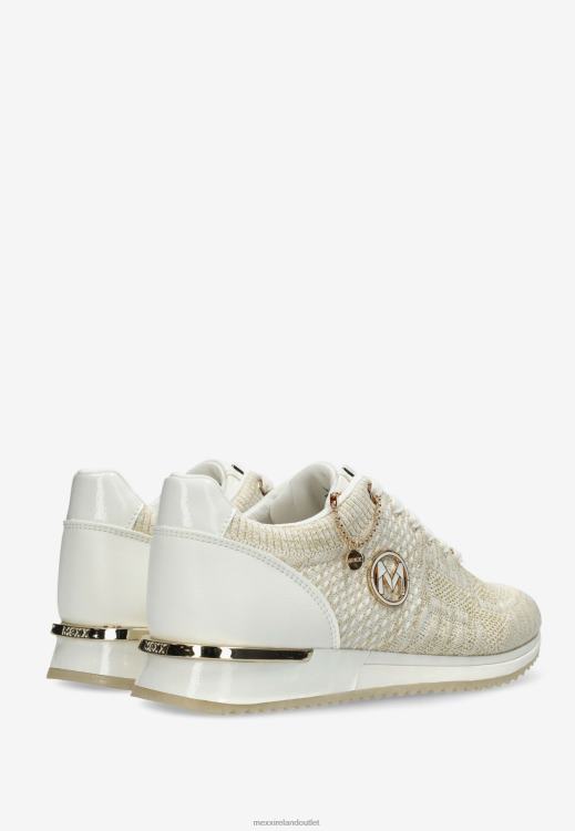 Mexx Sneaker Gitte Glitter Off White Beige 0T44H315 Women