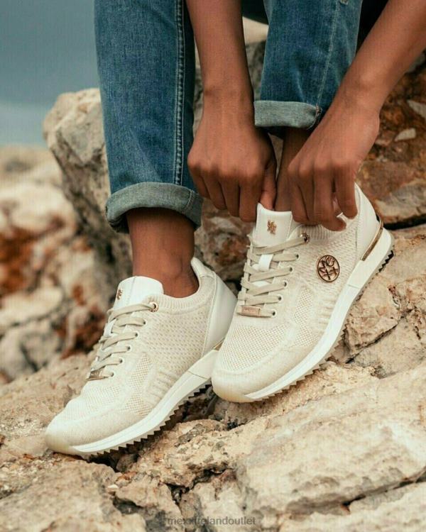Mexx Sneaker Gitte glitter Sand Beige 0T44H246 Women