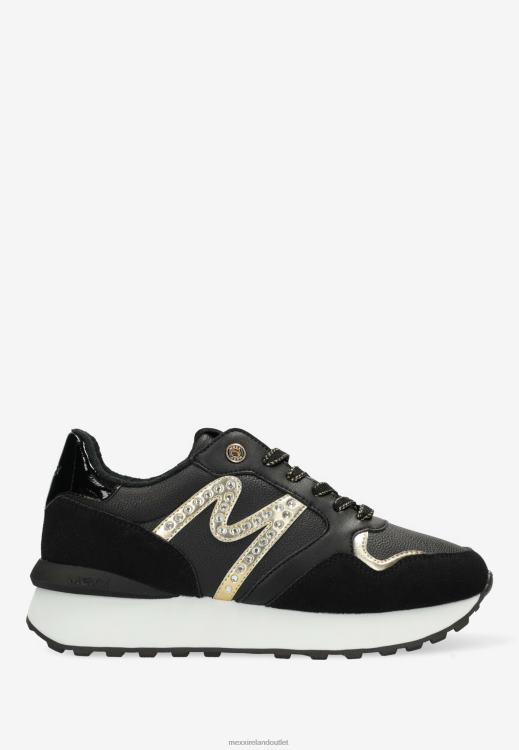 Mexx Sneaker Juju- Spark Black/Gold Schwarz 0T44H348 Women