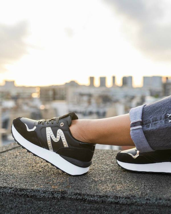 Mexx Sneaker Juju- Spark Black/Gold Schwarz 0T44H348 Women