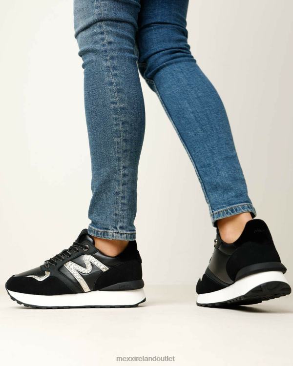 Mexx Sneaker Juju Spark Black/Silver Schwarz 0T44H347 Women