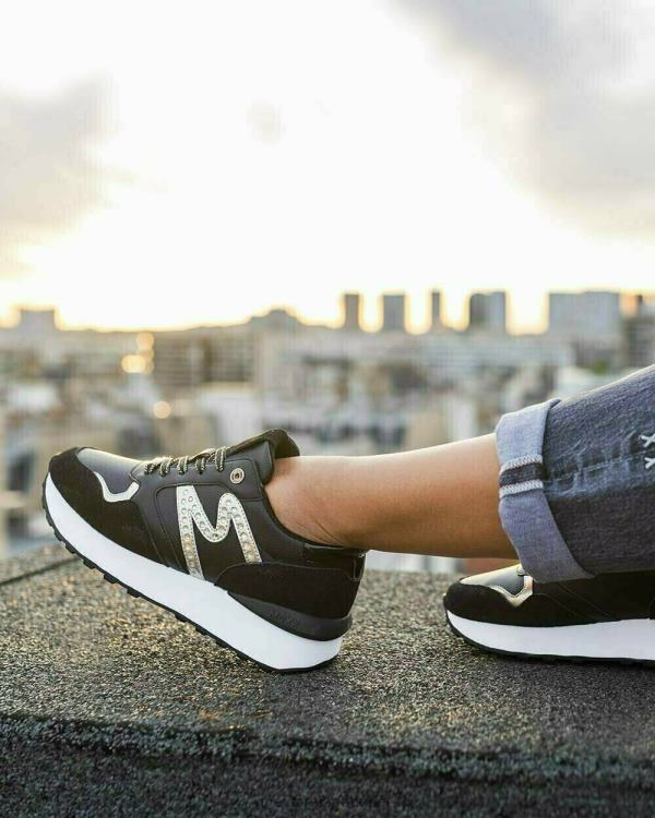 Mexx Sneaker Juju Spark Black/Silver Schwarz 0T44H347 Women