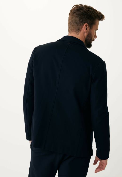 Mexx Stretch Blazer Navy Blue 0T44H463 Men