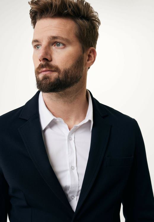 Mexx Stretch Blazer Navy Blue 0T44H463 Men