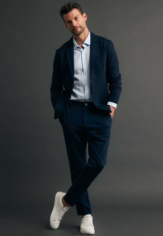 Mexx Stretch Blazer Navy Blue 0T44H463 Men