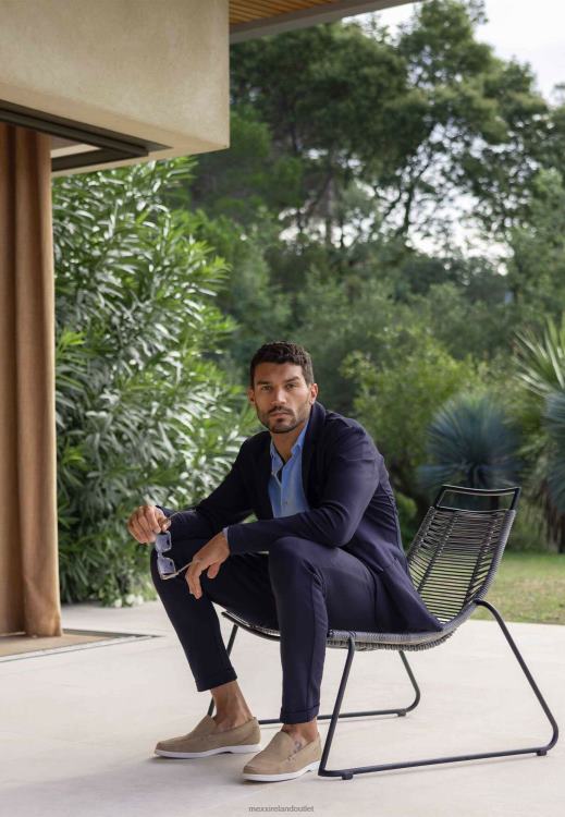 Mexx Stretch Fabric Pants Navy Blue 0T44H466 Men