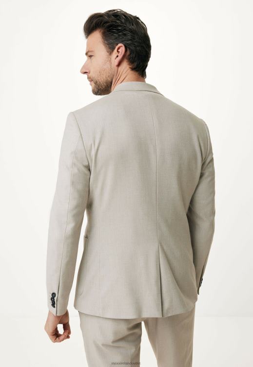Mexx Stretch Fabric Single Breasted Blazer Sand Beige 0T44H469 Men