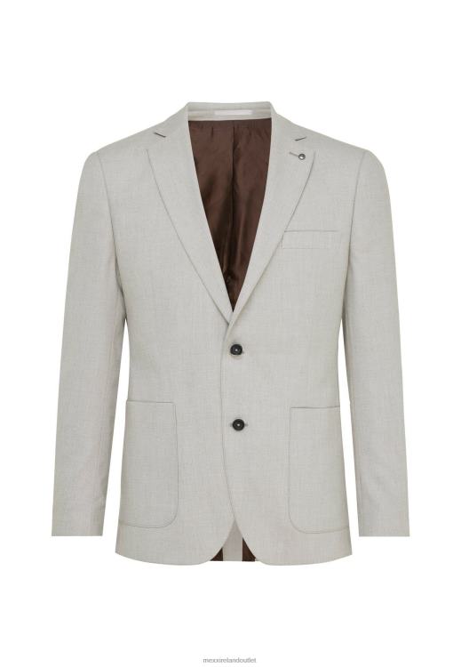 Mexx Stretch Fabric Single Breasted Blazer Sand Beige 0T44H469 Men