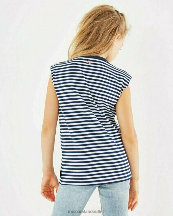 Mexx Stripe top shoulderpads Off white White 0T44H784 Girls