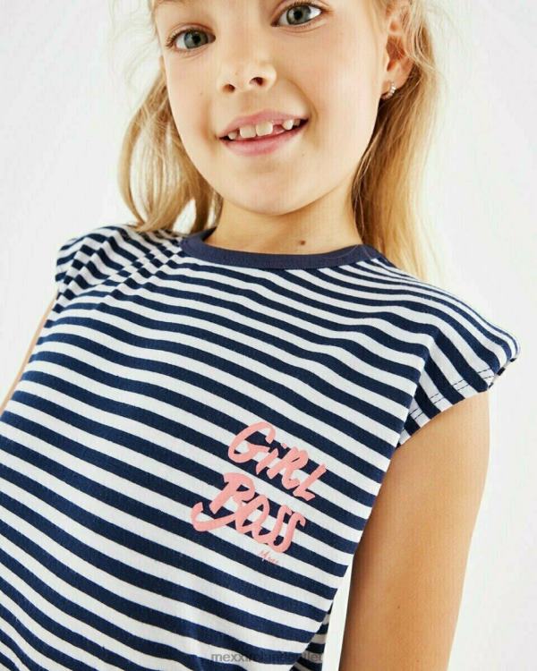 Mexx Stripe top shoulderpads Off white White 0T44H784 Girls