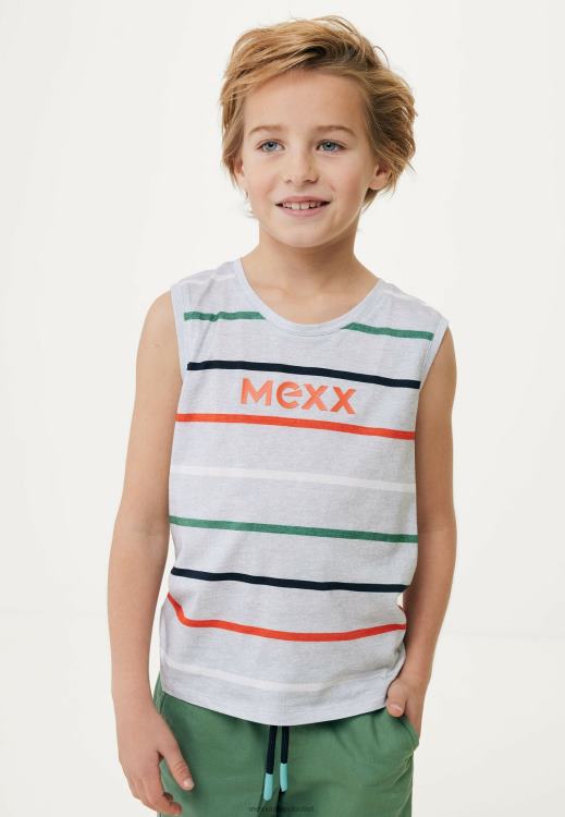 Mexx Striped Tanktop Grey Melee Cotton 0T44H897 Boys