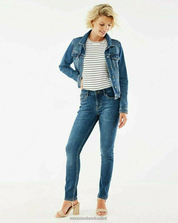 Mexx Striped Top Blue White 0T44H188 Women